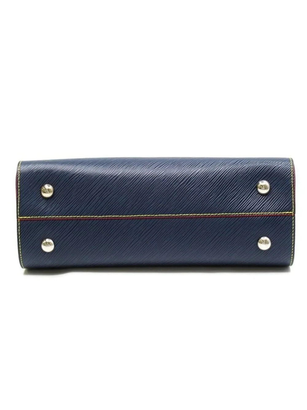 Louis Vuitton Twist Tote Epi Handbag Andigo Blue